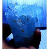 500 grams Rarest Natural Aquamarine Crystals Bunch specimen Pak Send Offer